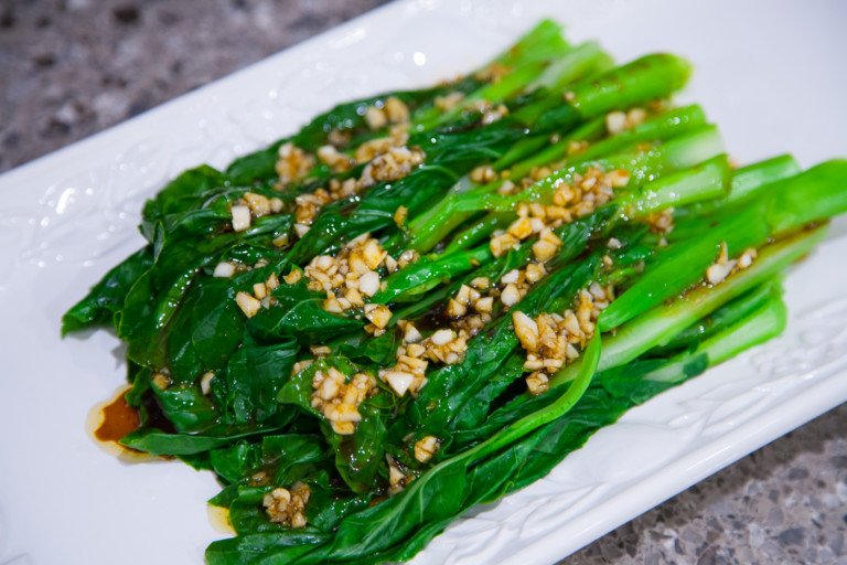 Chinese Broccoli with Garlic Soy Sauce - Complete