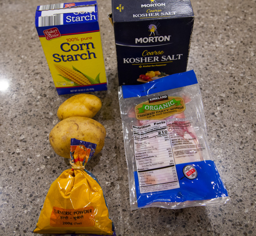 Curry Chicken Wings - Ingredients