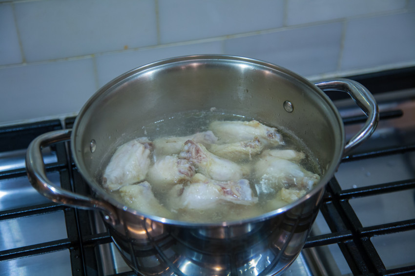 Curry Chicken Wings - Preparation