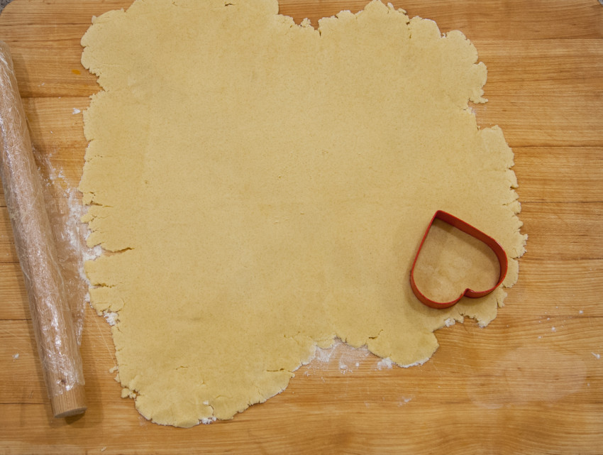 DIY Valentine’s Day Shortbread Heart-Shaped Cookies - Preparation