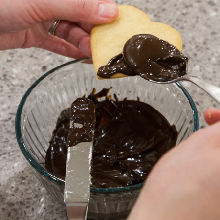 DIY Valentine’s Day Shortbread Heart-Shaped Cookies - Preparation