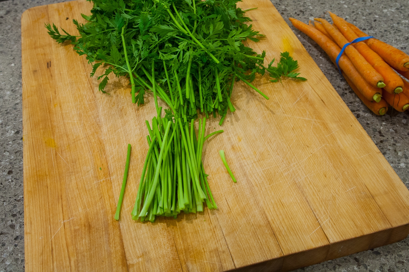 Easy Recipe for Carrot Greens/Tops/Leaves Asian Cooking Mom