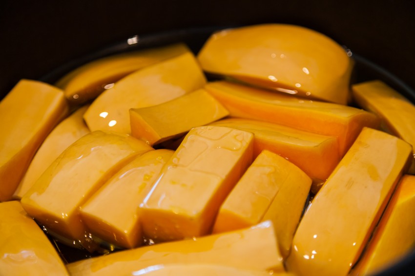 Garlic Butternut Squash - Preparation