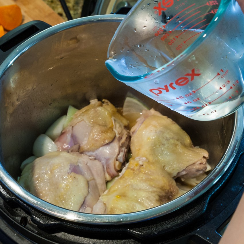 Instant Pot Japanese Bone-in Chicken Curry - Preparation