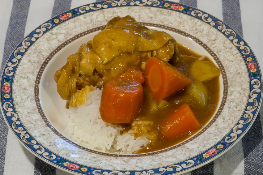 Instant Pot Japanese Bone-in Chicken Curry - Completed Dish