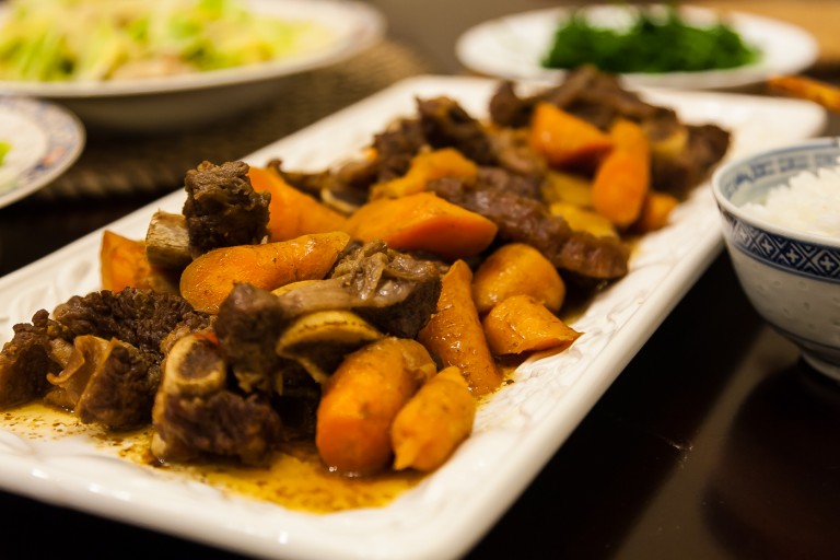 Instant Pot Braised Beef with Carrots - Completed