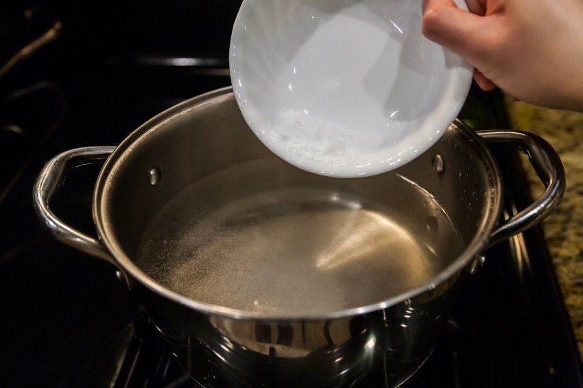 Ramen Soft Boiled Eggs - Boiling Water