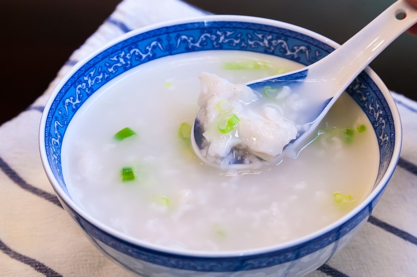 Fish Fillet Congee - Completed Dish
