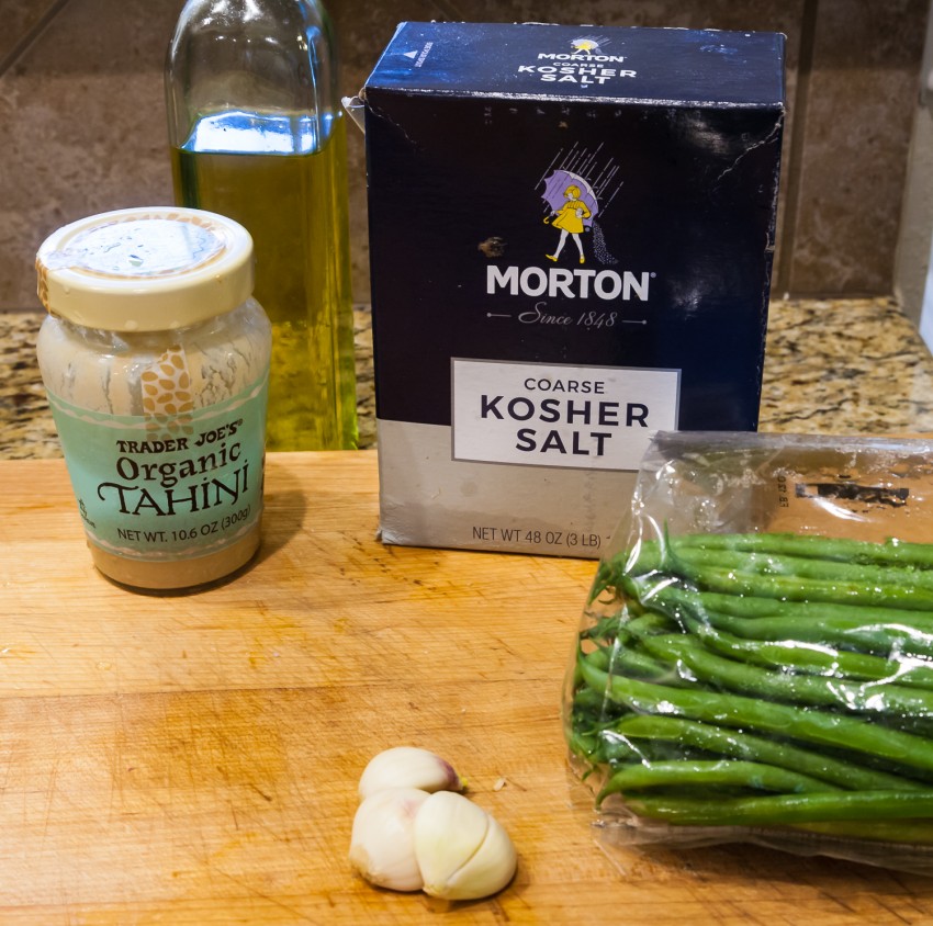 Green Bean Garlic Sesame Salad (凉拌豆角) - Ingredients