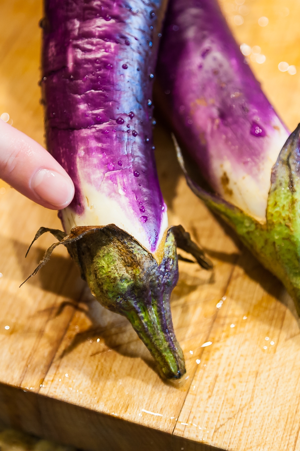 Spicy Garlic Eggplant - Ingredients