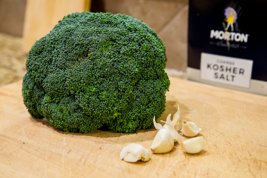 Sautéed Broccoli With Minced Garlic - Ingredients