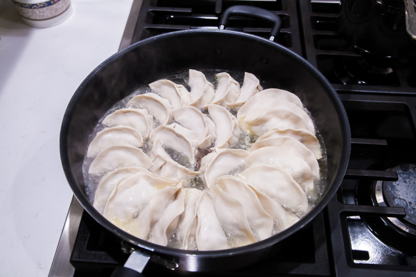 Napa Cabbage Pork Dumplings - Preparation