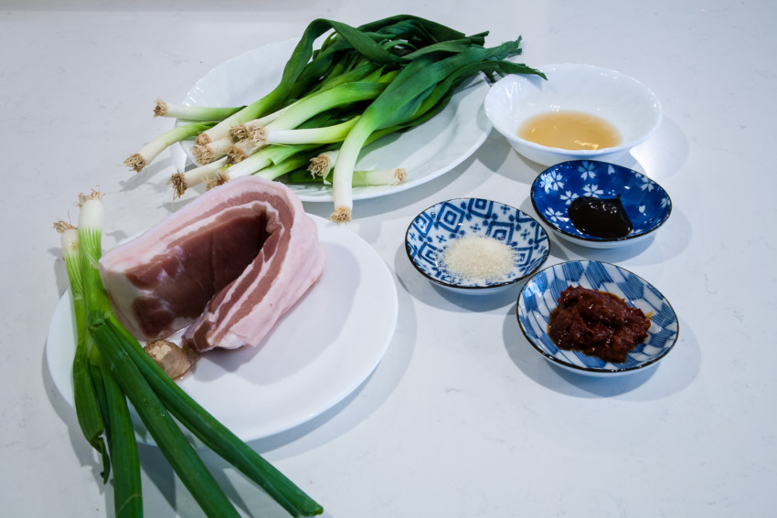 Twice Cooked Pork - Ingredients