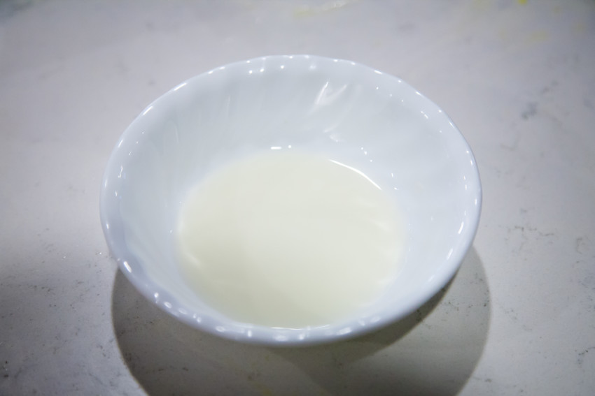 Chicken Corn Egg Drop Soup - starch water