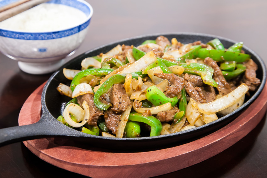 Pepper Beef - completed dish