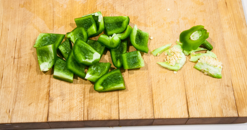 Three Treasures from Earth - Chopped Bell Peppers