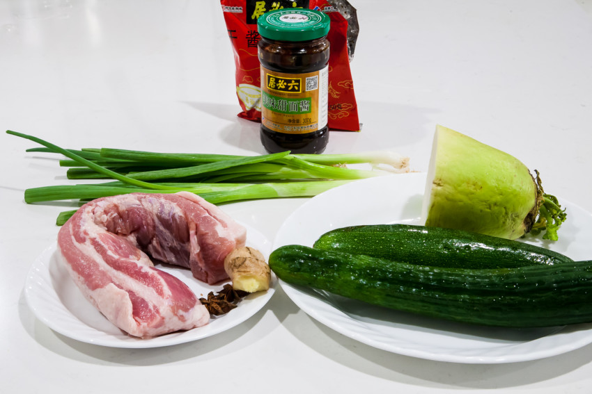 Zha Jiang Mian - Ingredients
