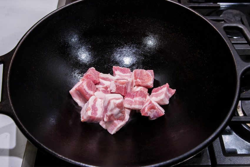 Daikon and Braised Pork Belly - Preparation