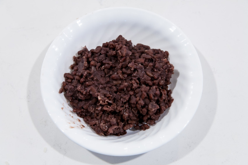 Red Bean Paste - Completed Dish