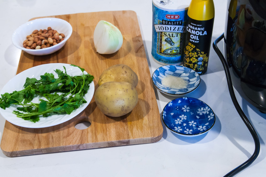 Air Fryer Vegetable Salad with Peanuts - Ingredients