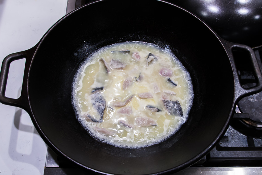 Pickled Mustard Fish - Preparation