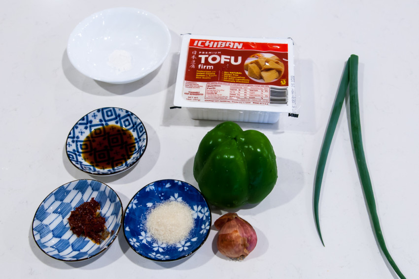 Homestyle Braised Tofu - Ingredients