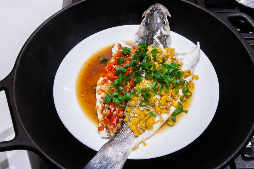 Pickled Chili Whole Fish - Steaming