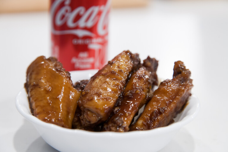Cola Chicken Wings - Completed Dish