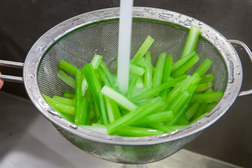Blanched Celery
