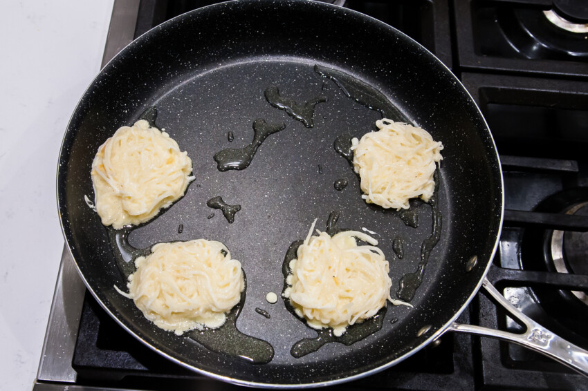 Shredded Daikon Pancakes - Preparation