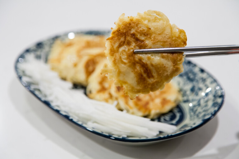 Shredded Daikon Pancakes - Completed Dish