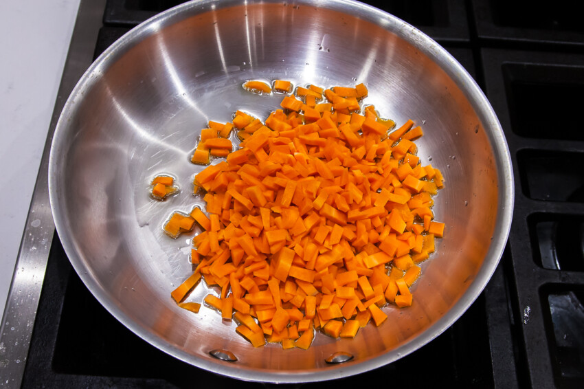 Cooking carrots