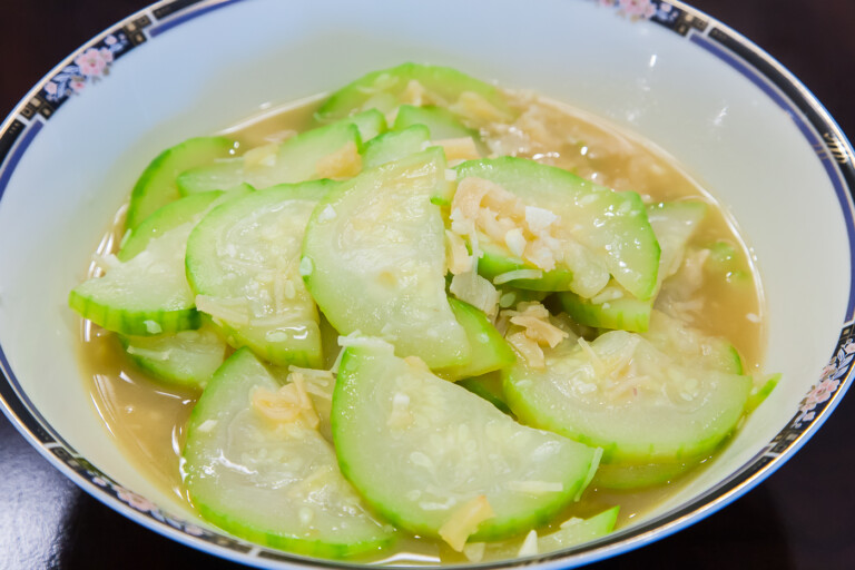 Fuzzy Melon with Dried Scallops - Completed Dish
