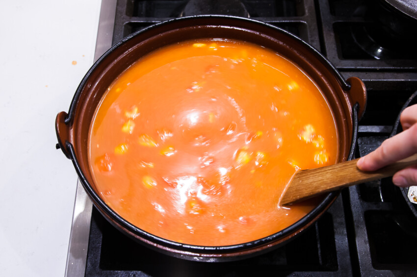 Hot Pot Soup Base - Tomato Flavor - Preparing Soup Base