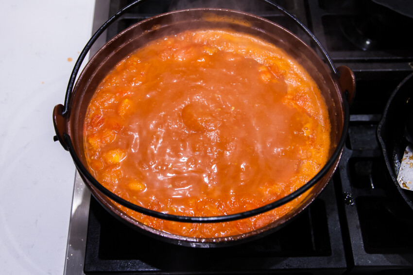 Hot Pot Soup Base - Tomato Flavor - Preparing Soup Base