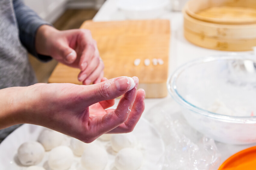 Tang Yuang - Glutinous Rice Balls - Preparation
