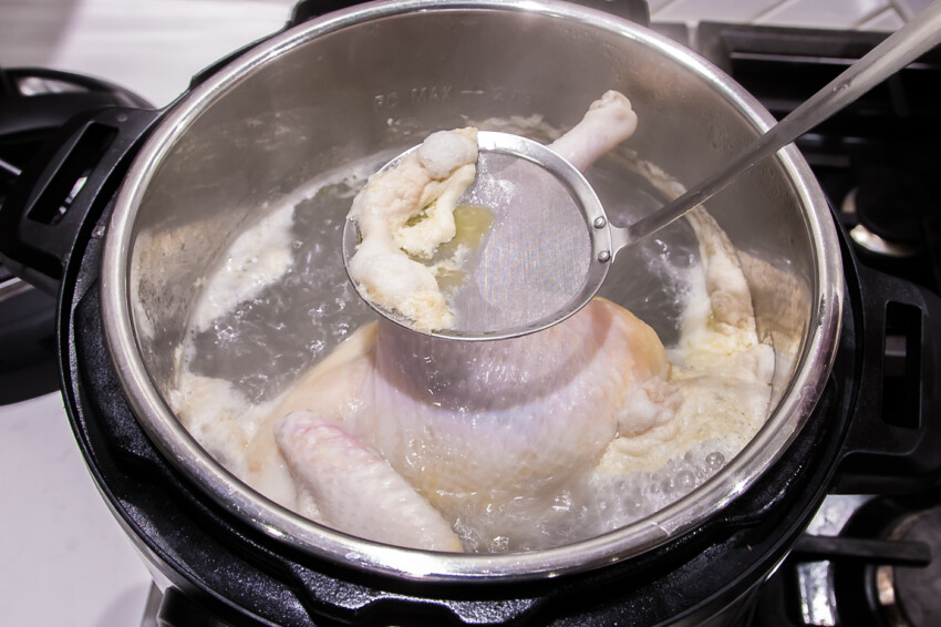 Making Instant Pot Chicken Soup and Stock in an Instant Pot
