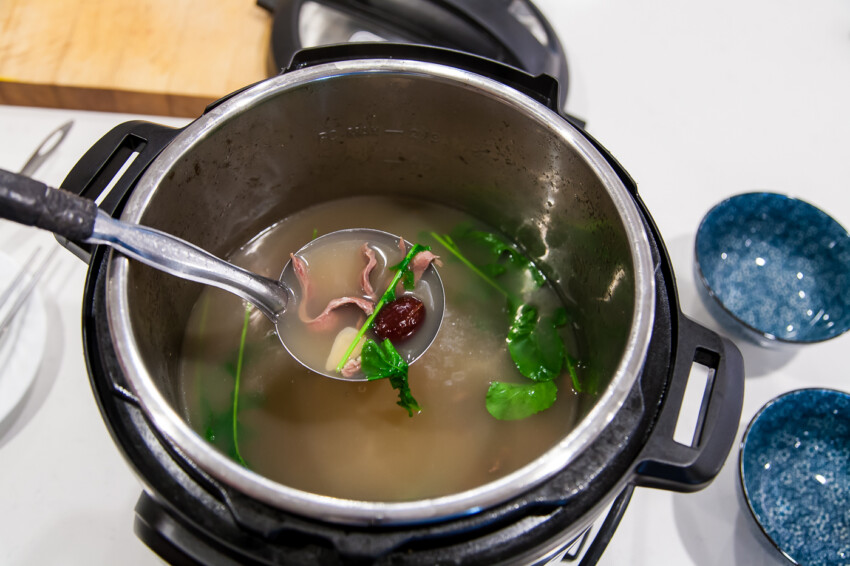 Making Pig Heart Soup